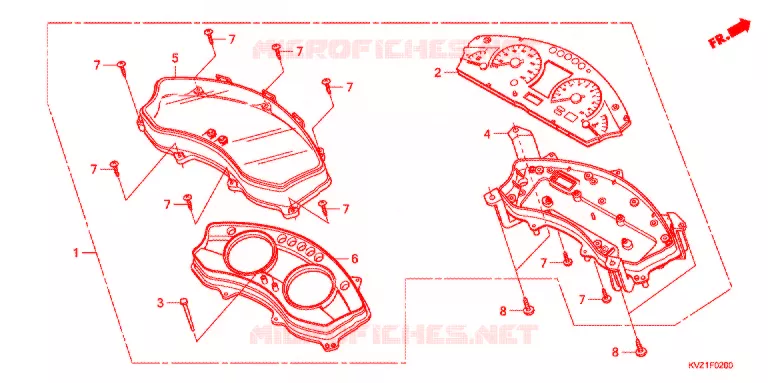 COMPTEUR  Honda SCOOTER 250 FORZA 2010  NSS250DA