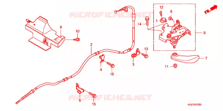 FREIN DE STATIONNEMENT Honda SCOOTER 250 FORZA 2010  NSS250DA