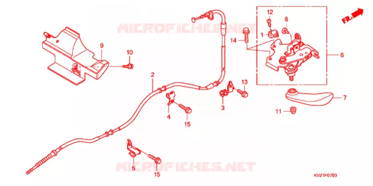 FREIN DE STATIONNEMENT Honda SCOOTER 250 FORZA 2008  NSS250DA8