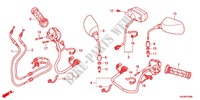 COMMODO   CABLE   RETROVISEUR pour Honda FORZA 250 Z AUDIO de 2012