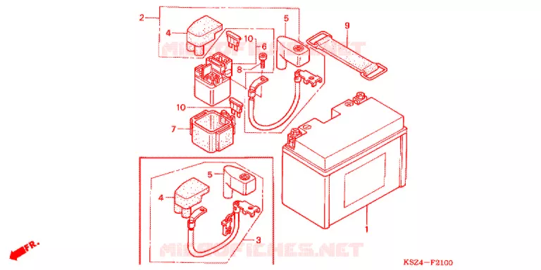 BATTERIE Honda SCOOTER 250 REFLEX 2004  NSS250S4