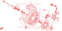 ROUE AVANT pour Honda REFLEX 250 SPORT de 2006