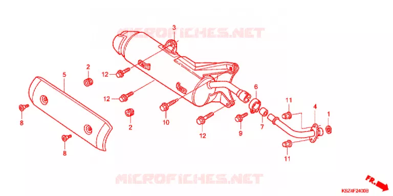 SILENCIEUX D'ECHAPPEMENT Honda SCOOTER 250 REFLEX 2006  NSS250S6