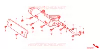 SILENCIEUX D'ECHAPPEMENT pour Honda REFLEX 250 SPORT RED de 2007