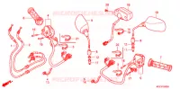 COMMODO   CABLE   RETROVISEUR pour Honda FORZA 250 X de 2009