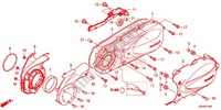 CARTER MOTEUR GAUCHE pour Honda FORZA 300 ABS de 2014