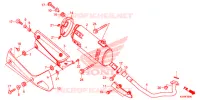 SILENCIEUX D'ECHAPPEMENT pour Honda FORZA 300 ABS de 2015