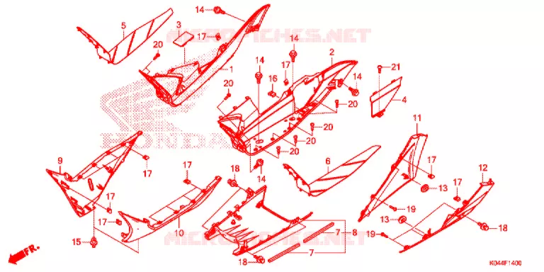 MARCHE PIEDS Honda SCOOTER 300 FORZA 2015  NSS300AF