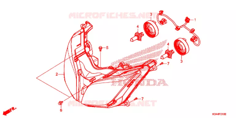 PHARE Honda SCOOTER 300 FORZA 2015  NSS300AF