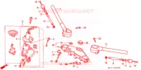 GUIDON   TE DE FOURCHE (1) pour Honda NT 400 BROS de 1988