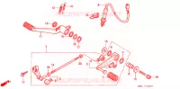 PEDALE pour Honda NT 400 BROS de 1988