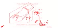 SELLE pour Honda NT 400 BROS de 1989