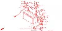 BATTERIE pour Honda NT 400 BROS TYPE II de 1990