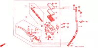 MAITRE CYLINDRE DE FREIN AVANT pour Honda NT 400 BROS TYPE II de 1990