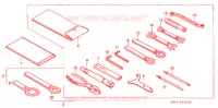 OUTIL pour Honda NT 400 BROS TYPE II de 1990