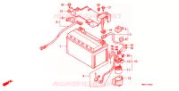BATTERIE pour Honda NT 650 HAWK GT de 1989