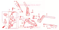 GUIDON pour Honda NT 650 HAWK GT de 1989