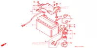 BATTERIE pour Honda NT 650 BROS de 1989