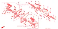 REPOSE PIED pour Honda NT 650 BROS de 1989