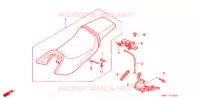 SELLE pour Honda NT 650 BROS de 1989