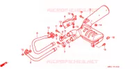 SILENCIEUX D'ECHAPPEMENT pour Honda NT 650 BROS de 1989