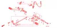 PEDALE pour Honda NT 650 HAWK GT de 1990