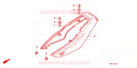 COUVERCLES LATERAUX pour Honda NT 650 HAWK GT de 1991