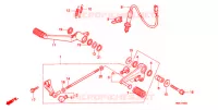 PEDALE pour Honda NT 650 HAWK GT de 1991