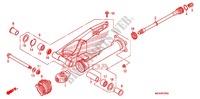 BRAS OSCILLANT pour Honda DEAUVILLE 700 ABS de 2010