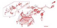 FEU ARRIERE pour Honda DEAUVILLE 700 ABS de 2011