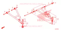 TRIANGLES AVANT pour Honda PIONEER 1000 M3 EPS de 2016