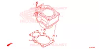 CYLINDRE pour Honda PIONEER 500 M2 CAMO de 2015