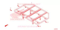 PORTE BAGAGES pour Honda PIONEER 500 M2 CAMO de 2015