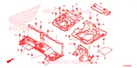 CARROSSERIE CENTRALE pour Honda PIONEER 500 M2 CAMO de 2016