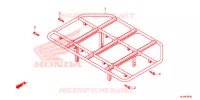 PORTE BAGAGES pour Honda PIONEER 500 M2 CAMO de 2016
