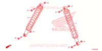 AMORTISSEUR ARRIERE pour Honda PIONEER 700 M2 CAMO de 2016