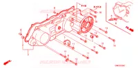 COUVERCLE GAUCHE pour Honda 50 GYRO UP de 2004