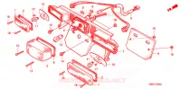 FEUX ARRIERE pour Honda 50 GYRO UP de 1992