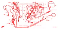 LEVIER DE GUIDON   CABLE   COMMODO (TB50MF/TB50M/P/Y/4/5) pour Honda 50 GYRO UP de 1992