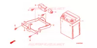 BATTERIE pour Honda 50 GYRO CANOPY de 2007