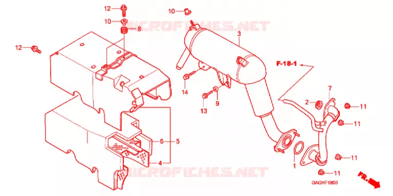 SILENCIEUX D'ECHAPPEMENT Honda SCOOTER 50 GYRO 2007  TC507