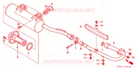 SILENCIEUX D'ECHAPPEMENT pour Honda TRX 250 SPORTRAX EX de 2004