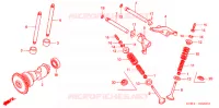 ARBRE A CAMES pour Honda TRX 250 SPORTRAX EX de 2007