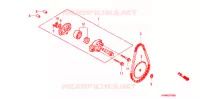 POMPE A HUILE pour Honda TRX 250 SPORTRAX EX de 2007