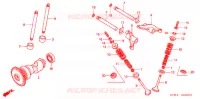 ARBRE A CAMES pour Honda TRX 250 SPORTRAX EX de 2008
