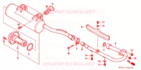SILENCIEUX D'ECHAPPEMENT pour Honda TRX 250 SPORTRAX EX de 2008