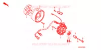 ALTERNATEUR pour Honda TRX 250 SPORTRAX EX de 2008