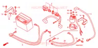 BATTERIE pour Honda TRX 250 SPORTRAX EX de 2008