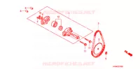 POMPE A HUILE pour Honda TRX 250 SPORTRAX EX de 2008