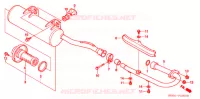 SILENCIEUX D'ECHAPPEMENT pour Honda TRX 250 SPORTRAX EX de 2008